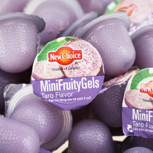 New Choice Taro flavor mini fruity gels - bag 500g