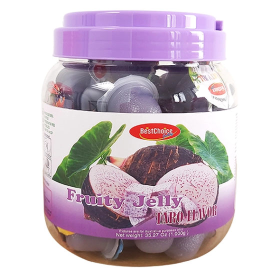 Best Choice Fruity Jelly Taro Flavor - Jar 1kg