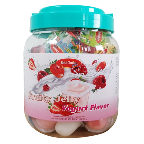 Best Choice Fruity Jelly Yogurt Flavor - Jar 1kg