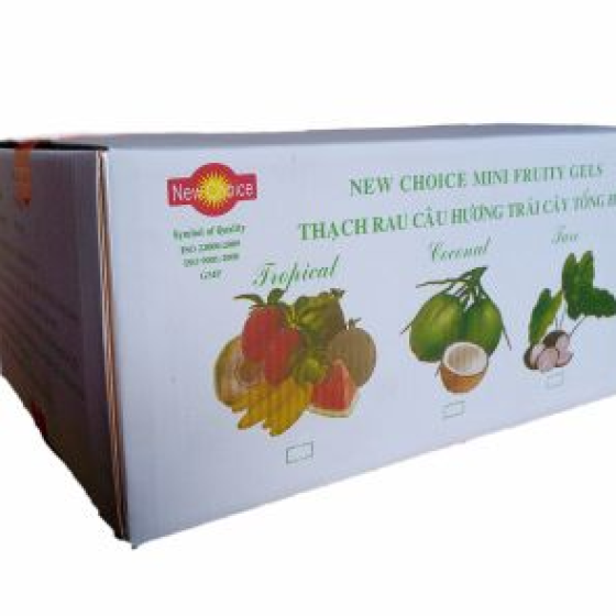 NEW CHOICE MINI FRUITY GELS TARO FLAVOR - BAG 1000G