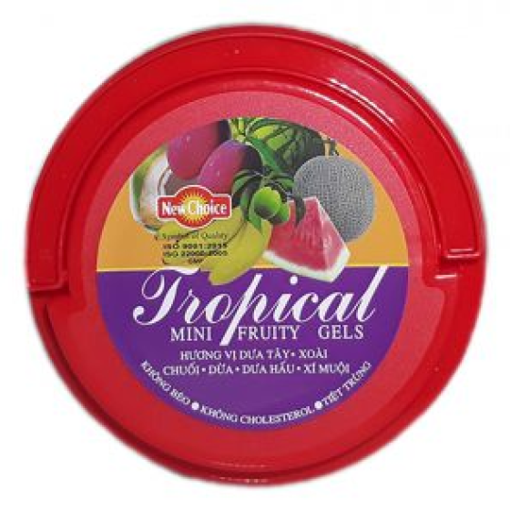 New Choice Tropical Fruit-Flavored Jelly Cup 1000g