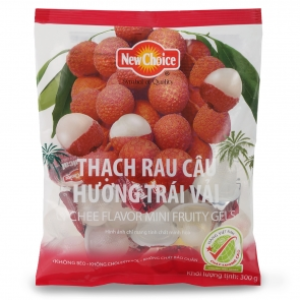NEW CHOICE LYCHEE FLAVOR JELLY - 300G PACK